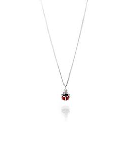 Collier avec pendentif "coccinelle"